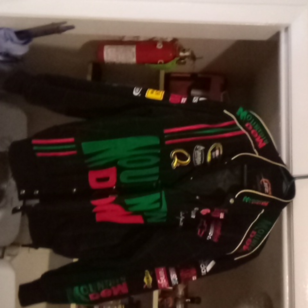 Mountain dew race car jacket